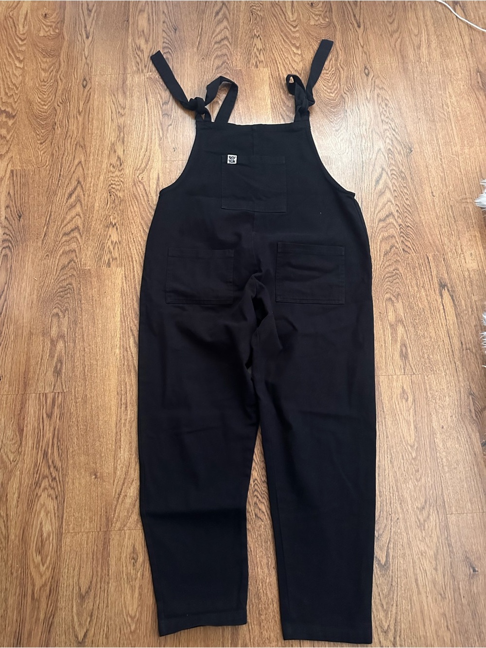 Lucy & Yak black jumpsuit lose fit size M-30 shoulder tie